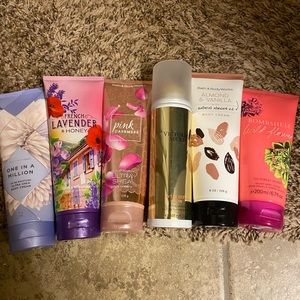 Bath and body works lotion and Victoria secret